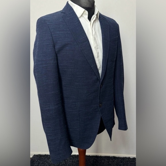 Hugo Boss Raye 7 extra slim fit wool & linen Jacket - Picture 14 of 14